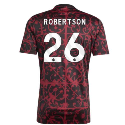 2025-2026 Liverpool Pre-Match Shirt (Black) (Robertson 26)