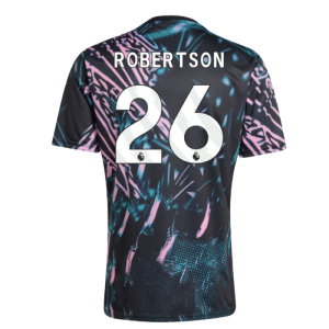 2025-2026 Liverpool Pre Match Shirt (Black) (Robertson 26)