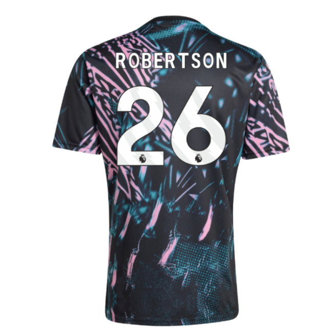 2025-2026 Liverpool Pre Match Shirt (Black) (Robertson 26)