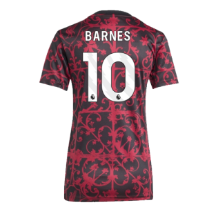 2025-2026 Liverpool Pre-Match Shirt (Black) - Womens (Barnes 10)