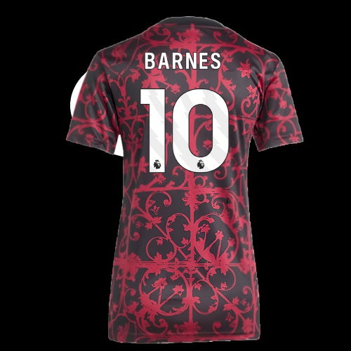 2025-2026 Liverpool Pre-Match Shirt (Black) - Womens (Barnes 10)