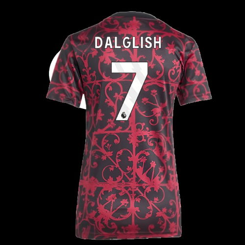 2025-2026 Liverpool Pre-Match Shirt (Black) - Womens (Dalglish 7)