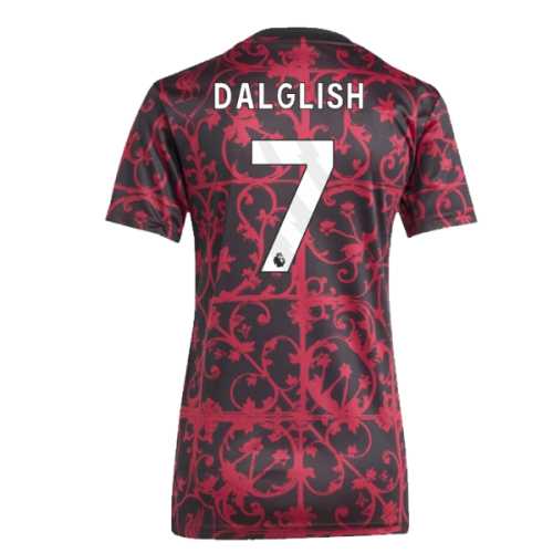 2025-2026 Liverpool Pre-Match Shirt (Black) - Womens (Dalglish 7)