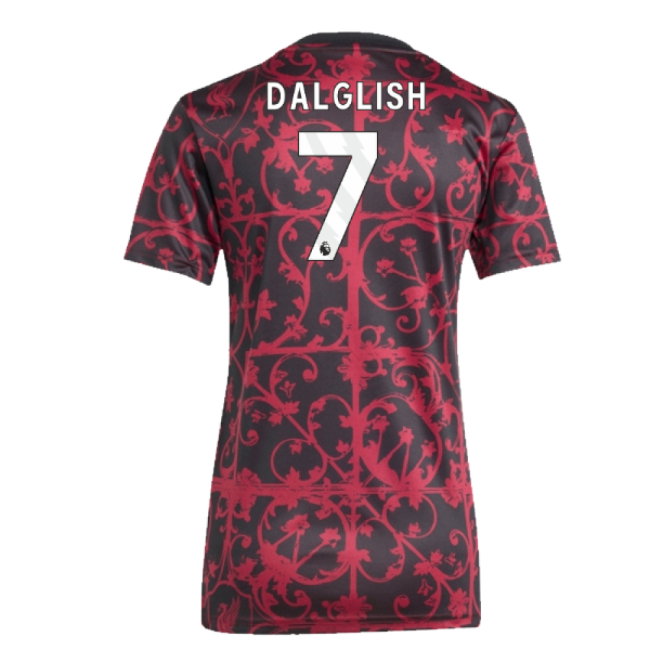 2025-2026 Liverpool Pre-Match Shirt (Black) - Womens (Dalglish 7)