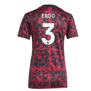 2025-2026 Liverpool Pre-Match Shirt (Black) - Womens (Endo 3)