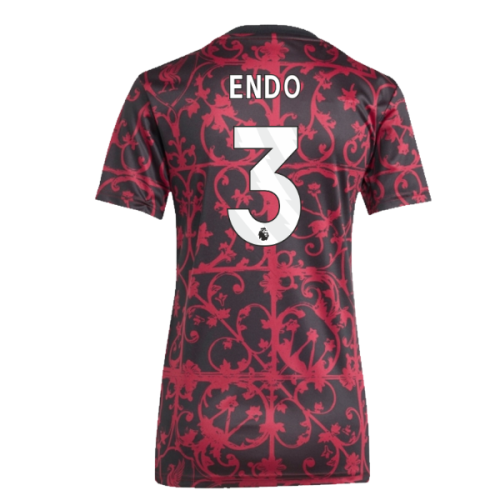 2025-2026 Liverpool Pre-Match Shirt (Black) - Womens (Endo 3)