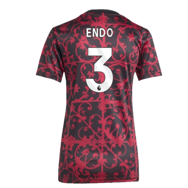 2025-2026 Liverpool Pre-Match Shirt (Black) - Womens (Endo 3)