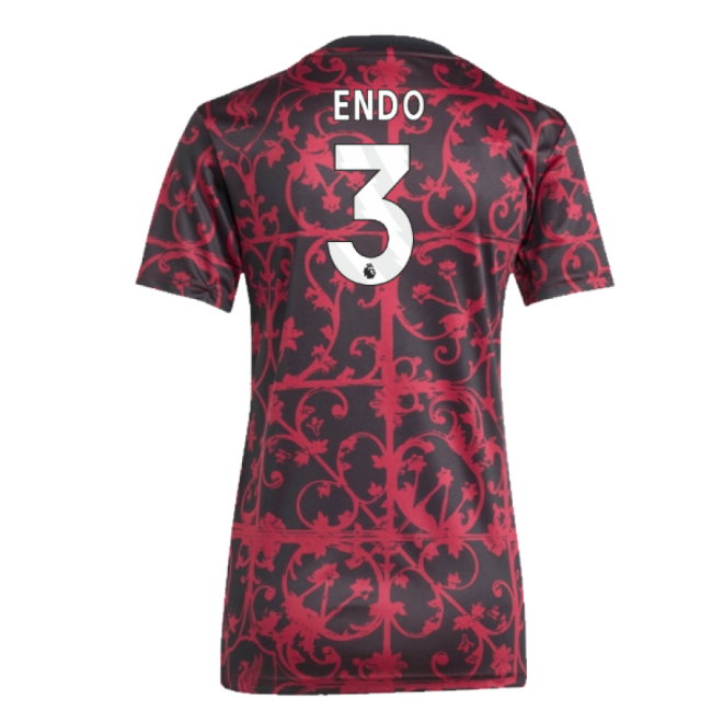 2025-2026 Liverpool Pre-Match Shirt (Black) - Womens (Endo 3)