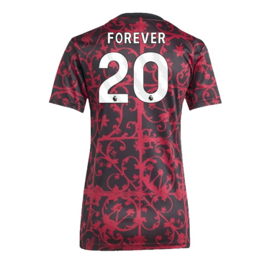 2025-2026 Liverpool Pre-Match Shirt (Black) - Womens (Forever 20)