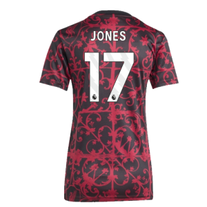 2025-2026 Liverpool Pre-Match Shirt (Black) - Womens (Jones 17)