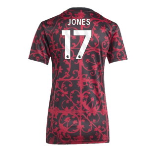 2025-2026 Liverpool Pre-Match Shirt (Black) - Womens (Jones 17)