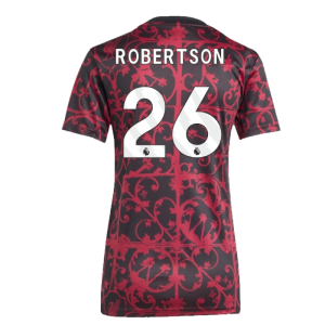 2025-2026 Liverpool Pre-Match Shirt (Black) - Womens (Robertson 26)