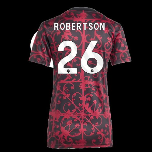 2025-2026 Liverpool Pre-Match Shirt (Black) - Womens (Robertson 26)