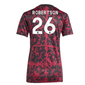 2025-2026 Liverpool Pre-Match Shirt (Black) - Womens (Robertson 26)