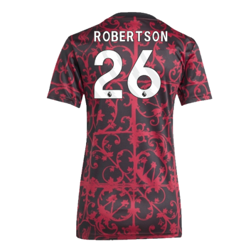2025-2026 Liverpool Pre-Match Shirt (Black) - Womens (Robertson 26)