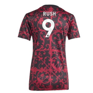 2025-2026 Liverpool Pre-Match Shirt (Black) - Womens (Rush 9)