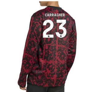 2025-2026 Liverpool Pre-Match Warm Top (Black) (Carragher 23)