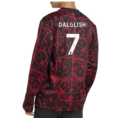 2025-2026 Liverpool Pre-Match Warm Top (Black) (Dalglish 7)