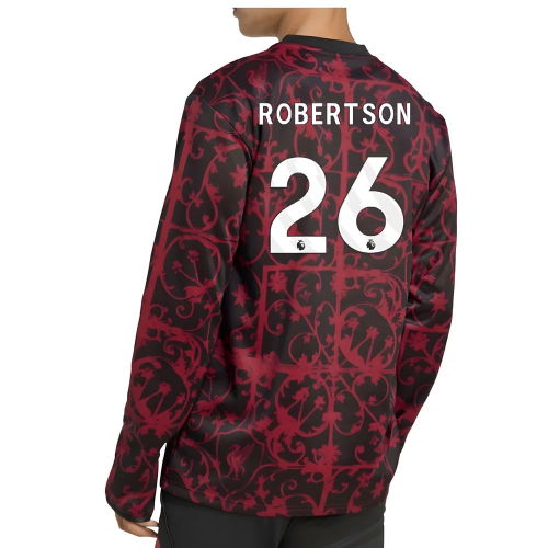 2025-2026 Liverpool Pre-Match Warm Top (Black) (Robertson 26)