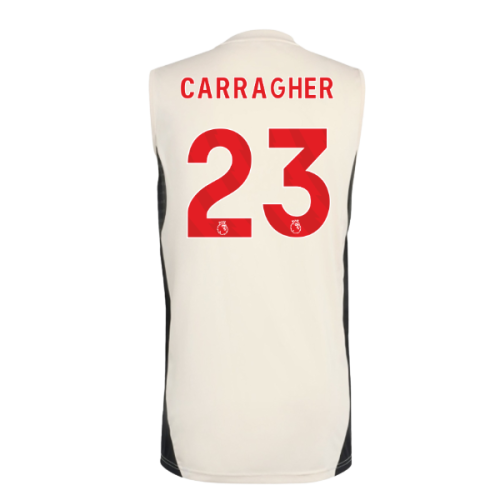 2025-2026 Liverpool Sleeveless Jersey (White) (Carragher 23)