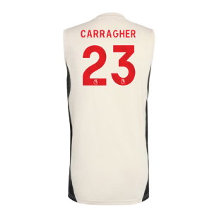 2025-2026 Liverpool Sleeveless Jersey (White) (Carragher 23)