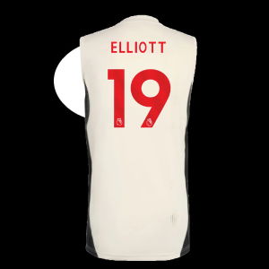 2025-2026 Liverpool Sleeveless Jersey (White) (Elliott 19)