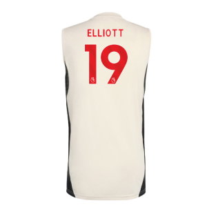 2025-2026 Liverpool Sleeveless Jersey (White) (Elliott 19)