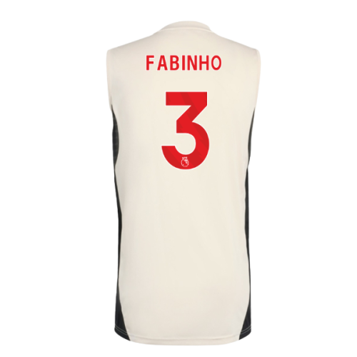 2025-2026 Liverpool Sleeveless Jersey (White) (Fabinho 3)