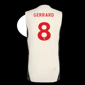 2025-2026 Liverpool Sleeveless Jersey (White) (Gerrard 8)
