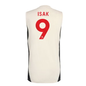 2025-2026 Liverpool Sleeveless Jersey (White) (Isak 9)