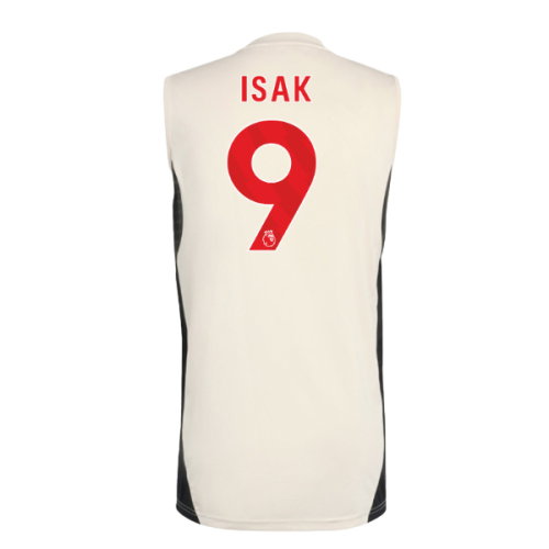 2025-2026 Liverpool Sleeveless Jersey (White) (Isak 9)