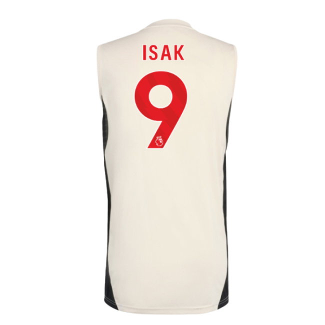2025-2026 Liverpool Sleeveless Jersey (White) (Isak 9)