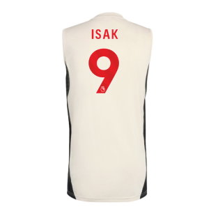 2025-2026 Liverpool Sleeveless Jersey (White) (Isak 9)