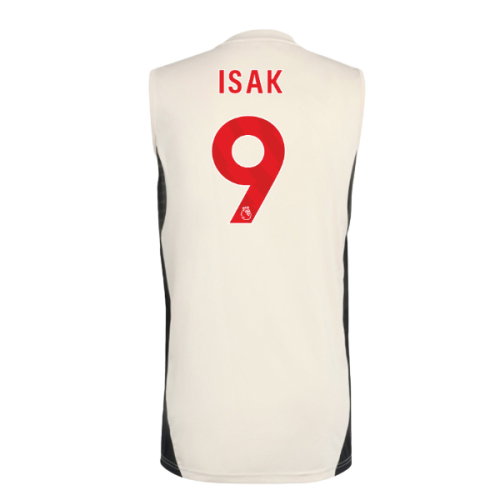 2025-2026 Liverpool Sleeveless Jersey (White) (Isak 9)