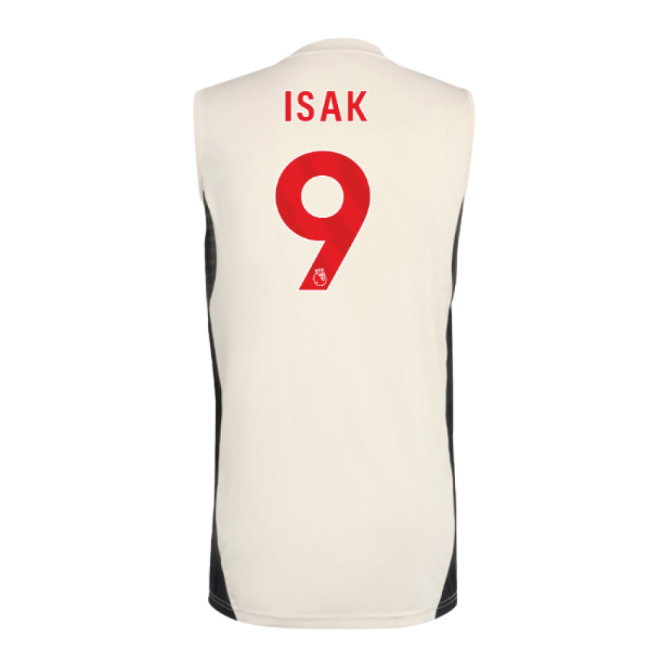 2025-2026 Liverpool Sleeveless Jersey (White) (Isak 9)