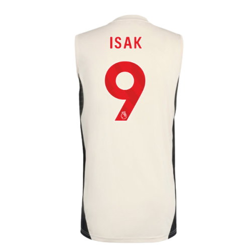 2025-2026 Liverpool Sleeveless Jersey (White) (Isak 9)