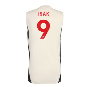 2025-2026 Liverpool Sleeveless Jersey (White) (Isak 9)