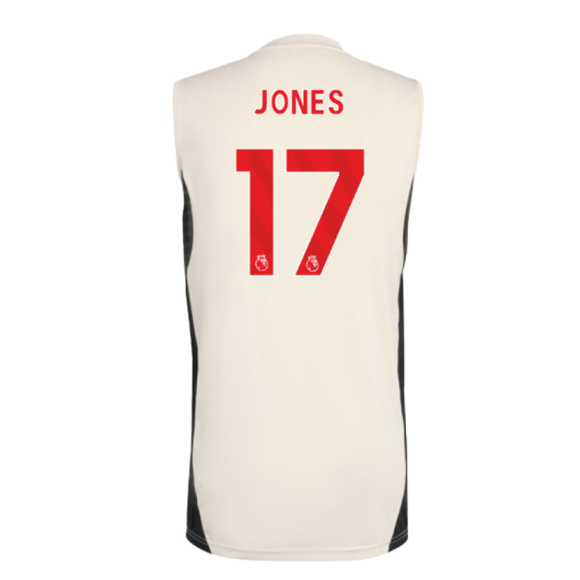 2025-2026 Liverpool Sleeveless Jersey (White) (Jones 17)