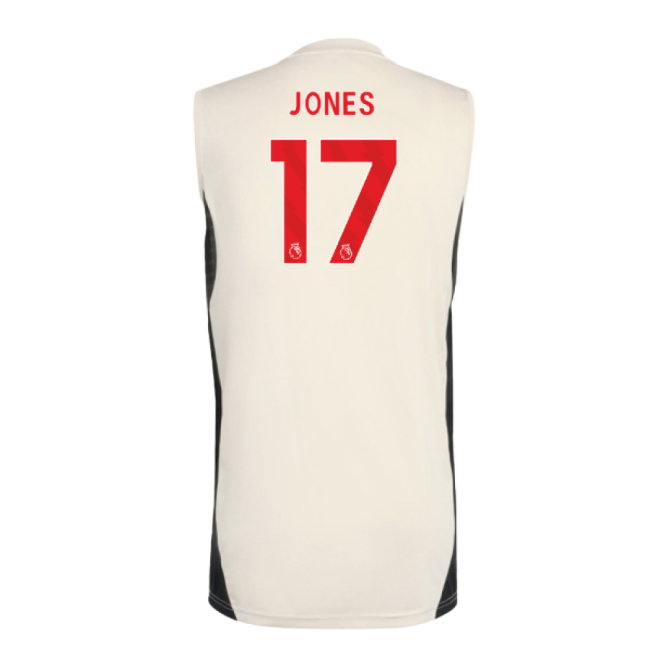2025-2026 Liverpool Sleeveless Jersey (White) (Jones 17)