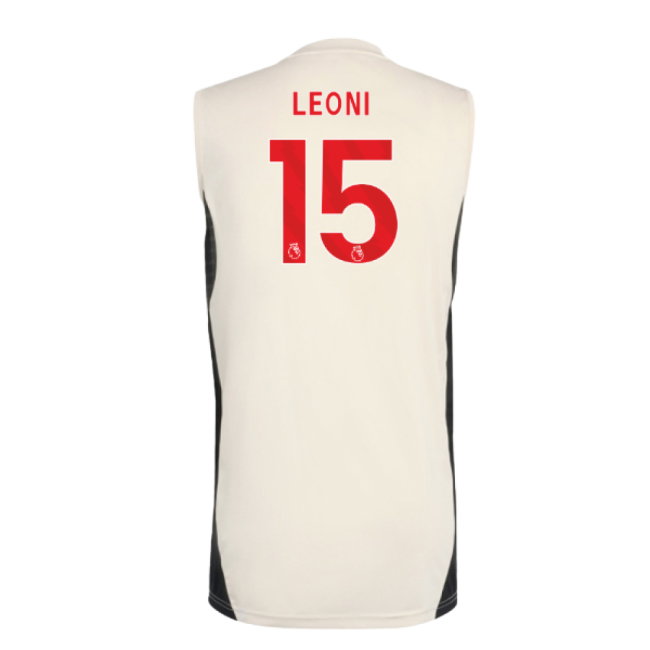 2025-2026 Liverpool Sleeveless Jersey (White) (Leoni 15)