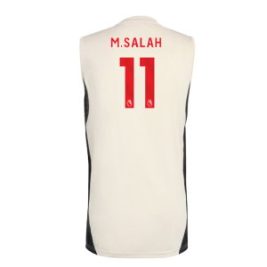 2025-2026 Liverpool Sleeveless Jersey (White) (M.Salah 11)