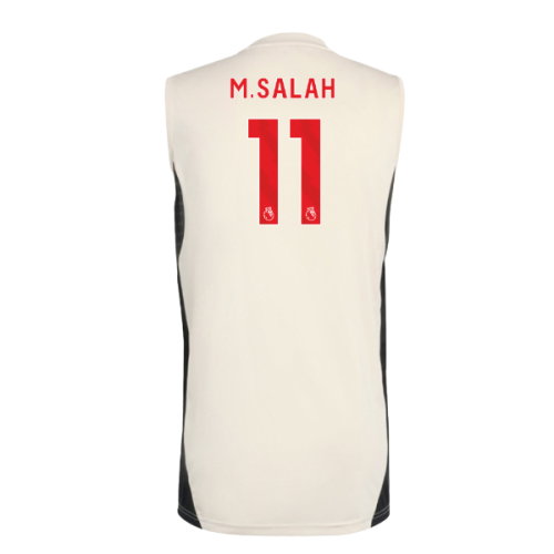2025-2026 Liverpool Sleeveless Jersey (White) (M.Salah 11)