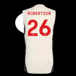 2025-2026 Liverpool Sleeveless Jersey (White) (Robertson 26)
