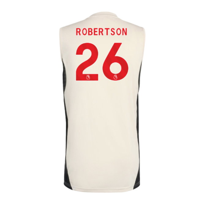 2025-2026 Liverpool Sleeveless Jersey (White) (Robertson 26)