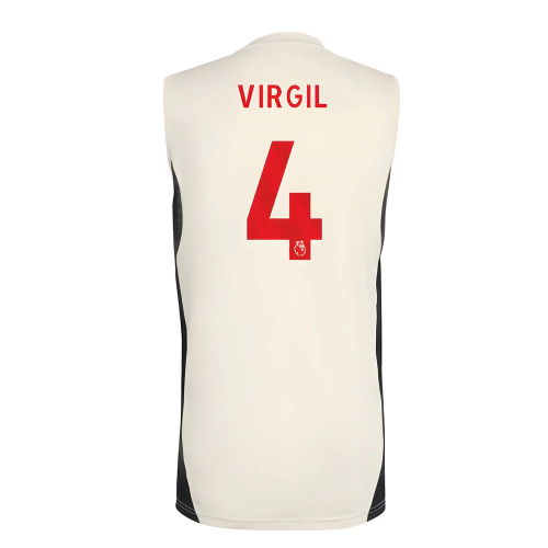 2025-2026 Liverpool Sleeveless Jersey (White) (Virgil 4)
