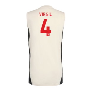 2025-2026 Liverpool Sleeveless Jersey (White) (Virgil 4)