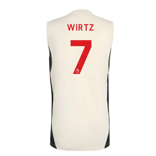 2025-2026 Liverpool Sleeveless Jersey (White) (Wirtz 7)