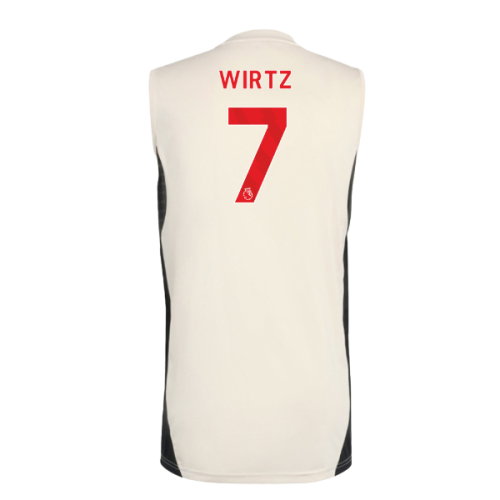 2025-2026 Liverpool Sleeveless Jersey (White) (Wirtz 7)