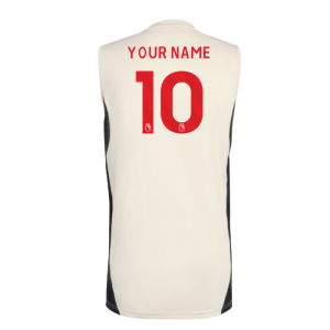 2025-2026 Liverpool Sleeveless Jersey (White) (Your Name)