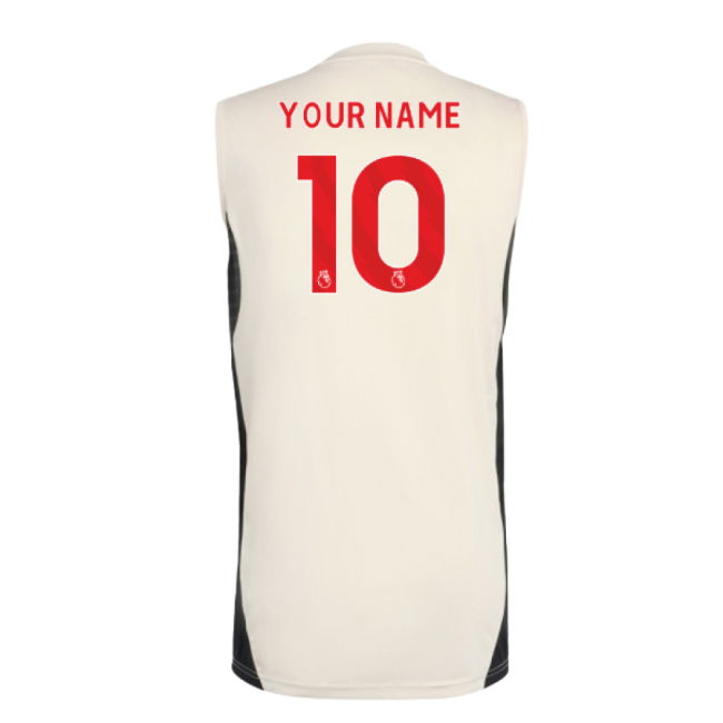 2025-2026 Liverpool Sleeveless Jersey (White) (Your Name)